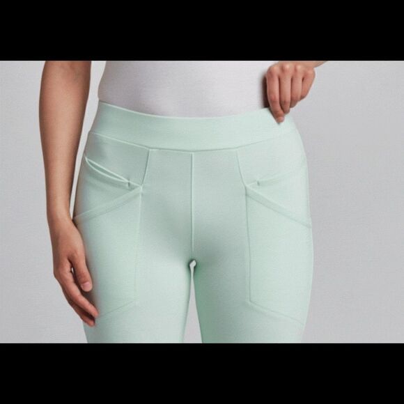 NWT Betabrand Large Petite Journey Skinny-Leg Journey Pants, Color Mojito - Picture 11 of 13